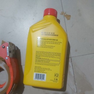 Nhớt shell vàng 1 lít - shell advance 20w 50