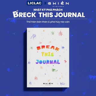 Nhật Ký Phá Phách Break This Journal - Sổ Tay Tương Tác Sáng Tạo, Thể Hiện Cá Tính, Giảm Stress