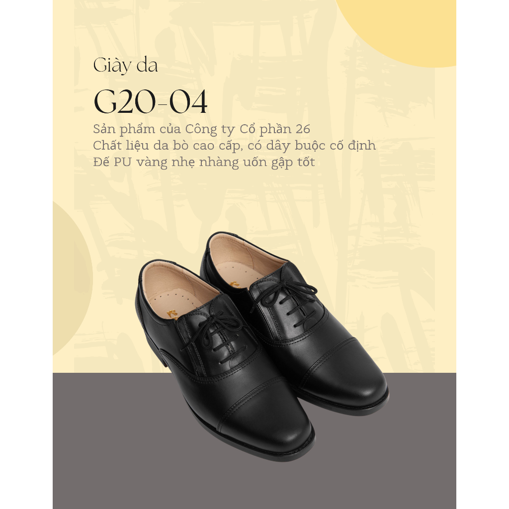 Giày da G20-04 Chính Hãng Công ty Cổ phần 26