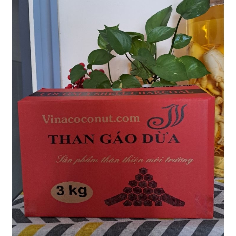 3kg Than gáo dừa nướng BBQ