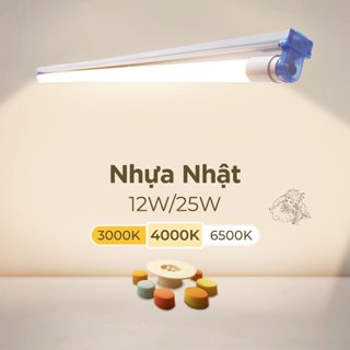 Bóng đèn Tuýp Nhựa Nhật (by MD Led Lighting), (công suất: 12W/25W), (ánh sáng: vàng/trung tính/trắng)
