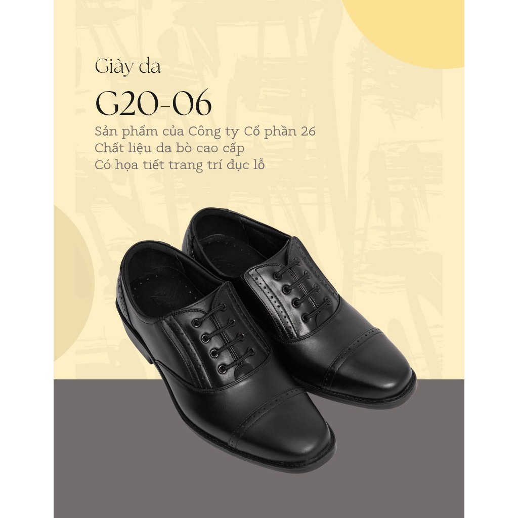 Giày da nam G20-06 Chính Hãng Công ty Cổ phần 26