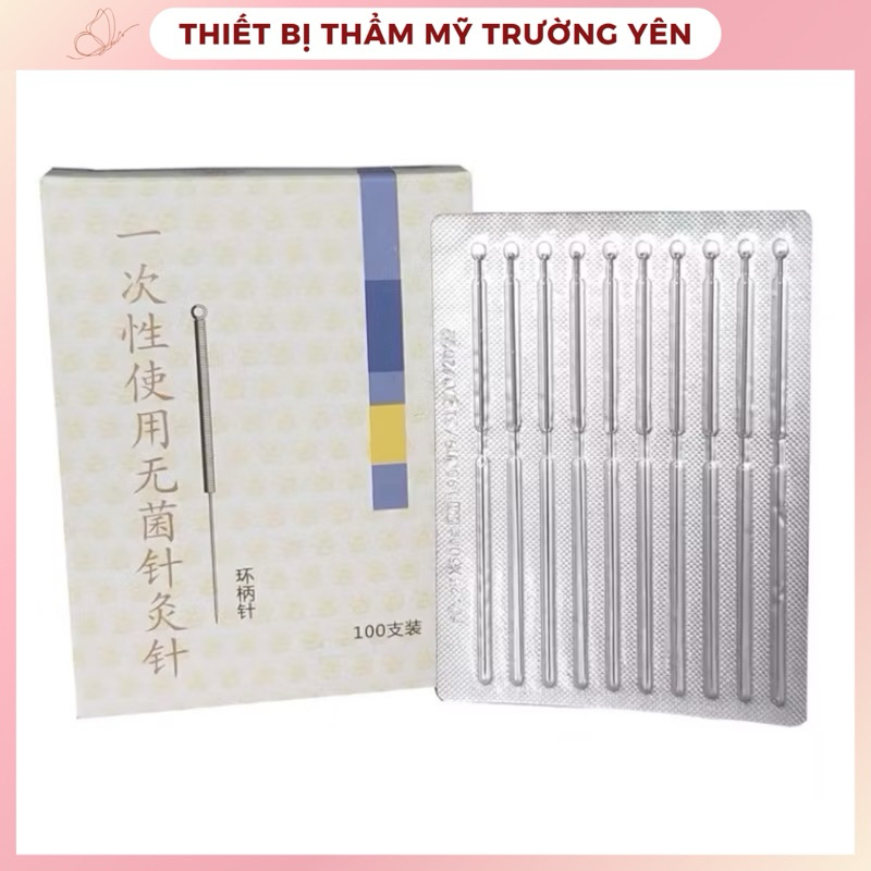 COMBO 1 hộp 10 vỉ Kim châm cứu đốt mụn ruồi mụn thịt trong spa