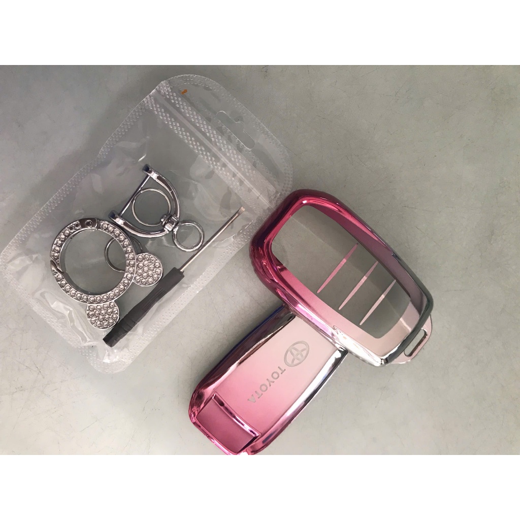 2 / 3 / 4 Nút TPU Chìa Khóa Ô Tô Cho Xe Toyota Corolla Altis Cross Camry CHR RAV 4 Crown Hilux Fortu