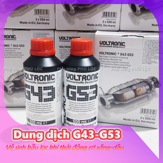  Dung dịch G43 G53 vệ sinh bầu lọc khí thải động cơ xe ô tô xe tải hiệu quả nhanh an toàn   giá 1 bộ  