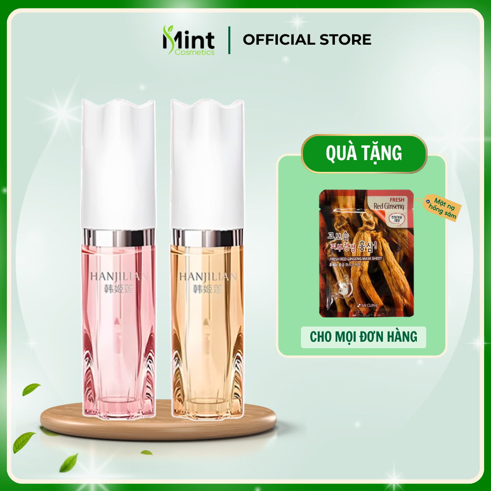 Son dưỡng môi đổi màu HANJILIAN - Son dưỡng HANJILIAN khử thâm, mờ rãnh môi, đổi màu theo nhiệt độ, màu tự nhiên loại 4g