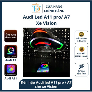 Cụm hậu Audi Led A7/ A11pro cho Vision 2014-2025 đổi màu qua app điện thoại bảo hành 6 thán