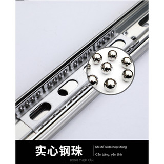 RAY TRƯỢT BI 3 TẦNG 50CM