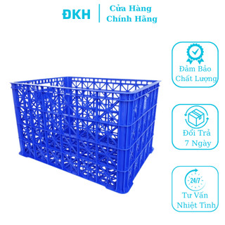 Giỏ nhựa chở hàng shipper - Rổ đựng 8 bánh xe 
