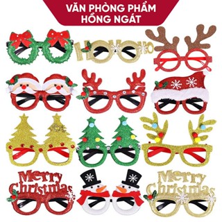  Kính noel cho bé đồ noel cho bé trai bé gái phụ kiện trang trí làm quà giáng sinh N043 