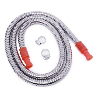 Dây Dẫn Gas Vỏ Bọc Inox + 2 Cổ Dê Chống Chuột Cắn