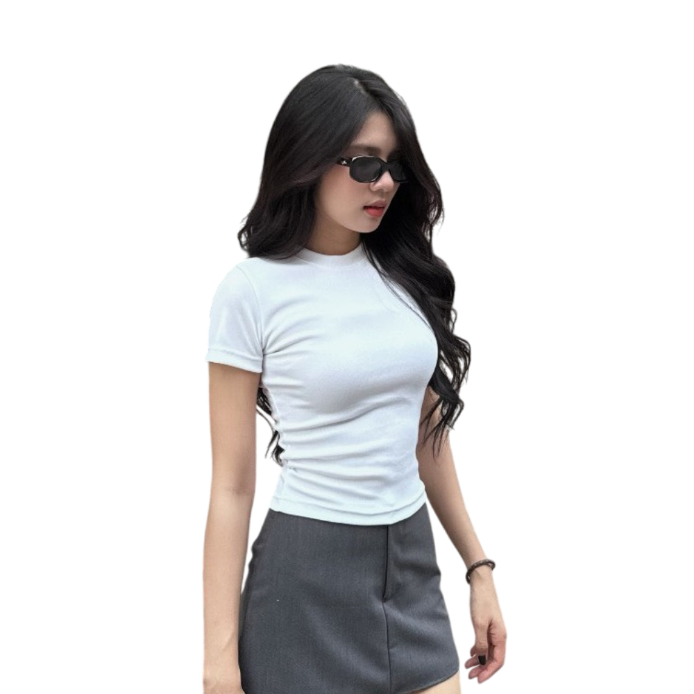 [Choice] Áo Thun Nữ Tay Raglan HT27.1 Trắng