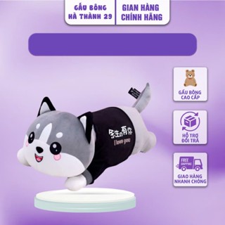 Gấu Bông Mèo Mặt Tròn Gấu Bông Hà Thành Shop - Gấu Bông Mèo Husky Siêu To Khổng Lồ Mềm Mịn .