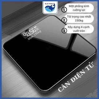 Cân Điện Tử Sức Khỏe - Cân Sức Khỏe Mặt Kính Cường Lực Chịu Lực Tốt Lên Đến 180 KG
