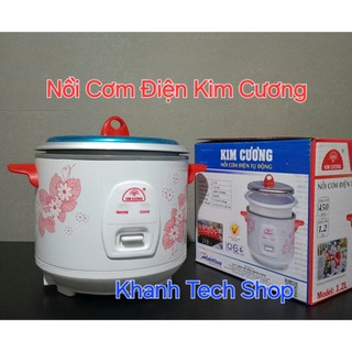 Nồi cơm điện 1.2 lít kim cương kc-1.2l - 450w - nồi cơm điện kim cương kc-1.2l