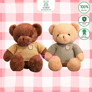 Gấu Bông Teddy Áo Len, Gấu Teddy Ôm Tim Lông Xù Cao Cấp Hàng Loại 1 K2T1