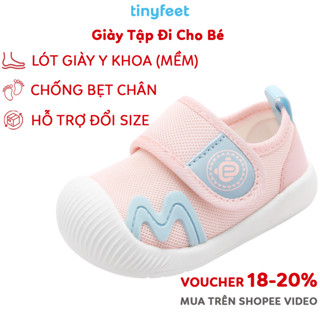  Giày Tập Đi Cho Bé Mẫu Thu Đông 2025 Chống Bẹt Chân Chống Trơn Trượt TINYFEET WJ24 Giày Cho Bé Trai Bé Gái 1 Tuổi 2 Tuổi 