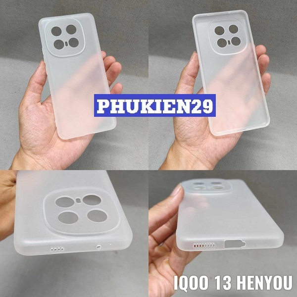 [VIVO IQ00 / iqoo 13] Ốp lưng silicon dẻo NHÁM/ TRONG cao cấp Henyou