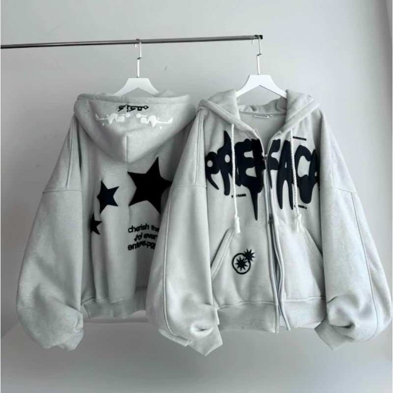 Áo Hoodie Preface Three Star 3 Ngôi Sao nam nữ Form rộng WILL - khoác nỉ form Unisex đẹp
