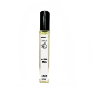   Choice  Tinh dầu nước hoa PEMIKI PEM-12 Acqua Men EDP 12ml dạng xịt tươi mát nam tính cuốn hút 