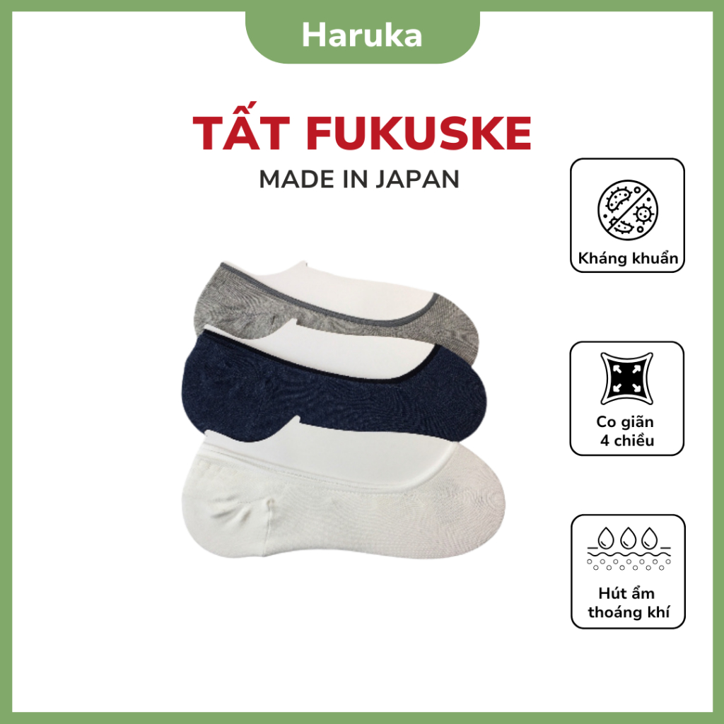 [MADE IN JAPAN] Tất bàn chân cho nữ có chống tuột hiệu Fukuske