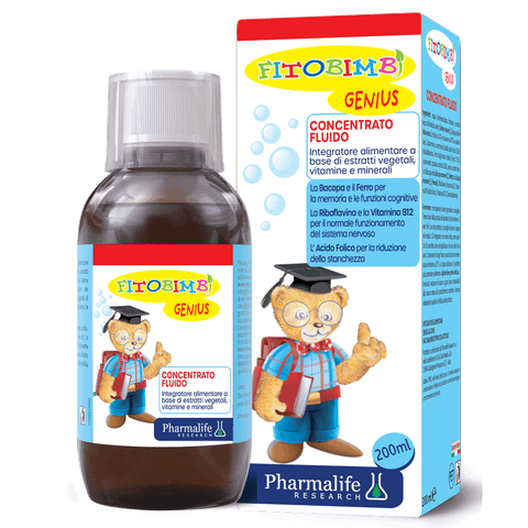 Fitobimbi Genius -  Hỗ trợ trẻ tăng cường nhận thức, ghi nhớ tốt; tăng sức bền, giảm stress, mệt mỏi