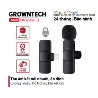 Micro K9 Không Dây Cài Áo Lavalier Wireless Microphone cho Ip Sử Dụng ghi âm thanh khi Livestream