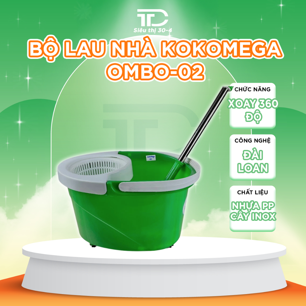 BỘ LAU NHÀ KOKOMEGA OMBO-02