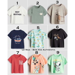 Áo phông bé trai HM UK/US/ES sz 4-6m đến 3-4y (Đọc Kỹ lưu ý ạ)