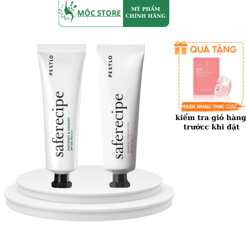 Kem chống nắng vật lý Pestlo Safe Recipe Sun Essence 15ml/50ml
