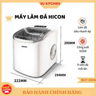  Máy làm đá viên Xiaomi Hicon siêu tốc 6 phút cho gia đình Tủ Lạnh mini làm đá máy làm đá tức thì 