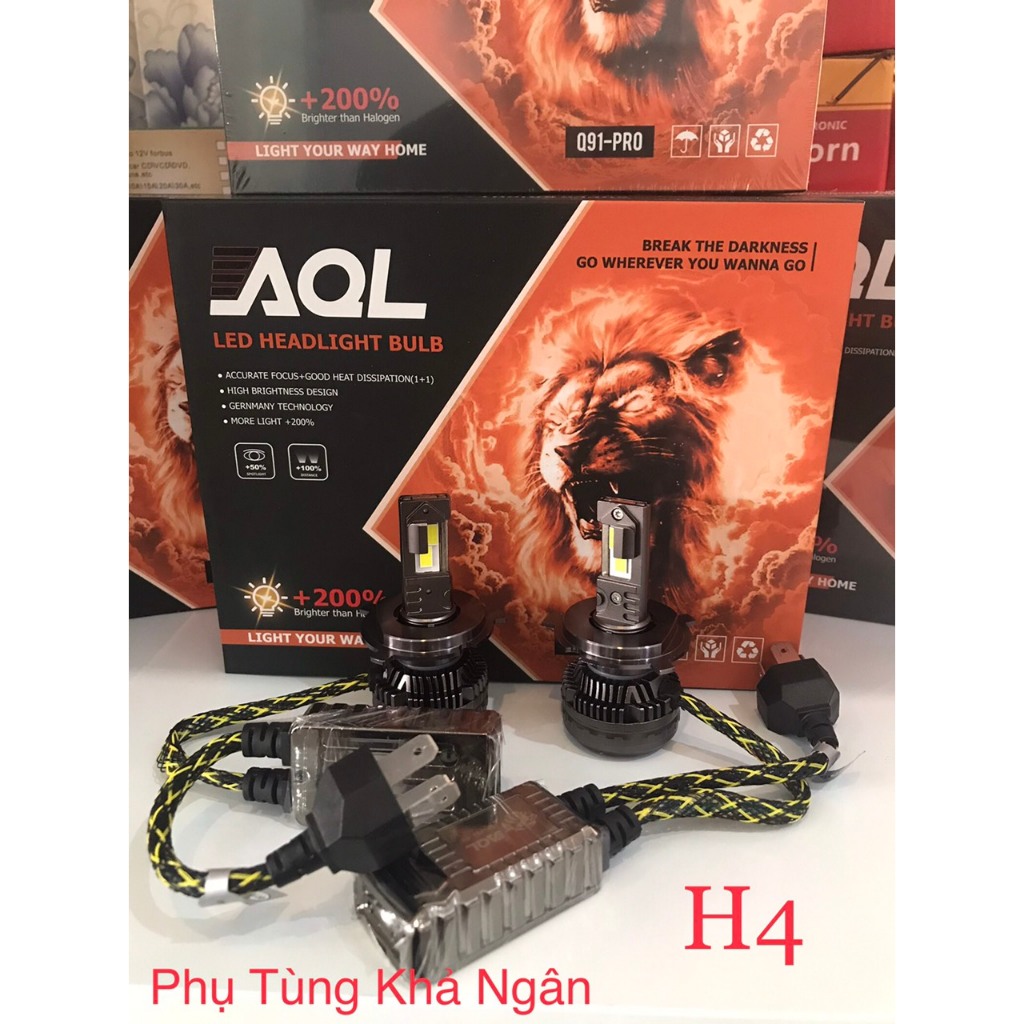 Đèn led Q91 PRO sáng trắng. thương hiệu AQL công suất 120w siêu sáng. GIÁ 1 BÓNG.