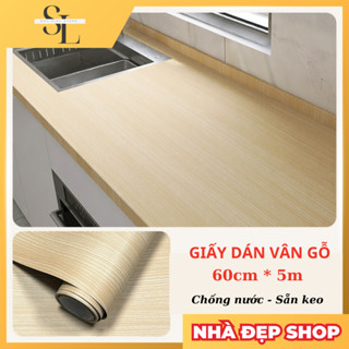 Giấy dán tường vân gỗ, sẵn lớp keo, chống nước - Decal dán vân giả gỗ, dán tường, bếp, tủ, bàn cực đẹp, không phai màu