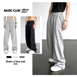  Quần Nỉ Ống Rộng Vải Nỉ 2Da Track Pants Unisex Nam Form Ống Đứng Co Dãn Tốt Streetwear M3 