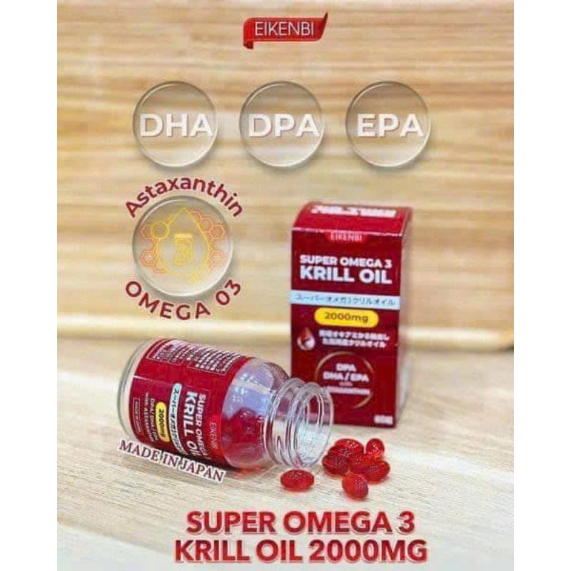 Dầu nhuyễn thể Supper Omega 3 nội địa Nhật