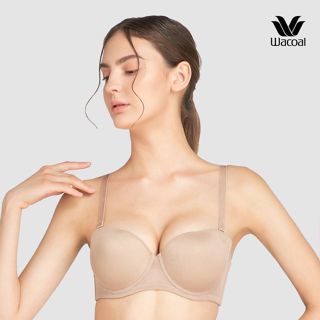 Áo lót Wacoal VVB5802 có gọng (có size lớn) chống tuột mút dày 3cm có khe nhét mút áo ngực quây tháo dây - VB5802