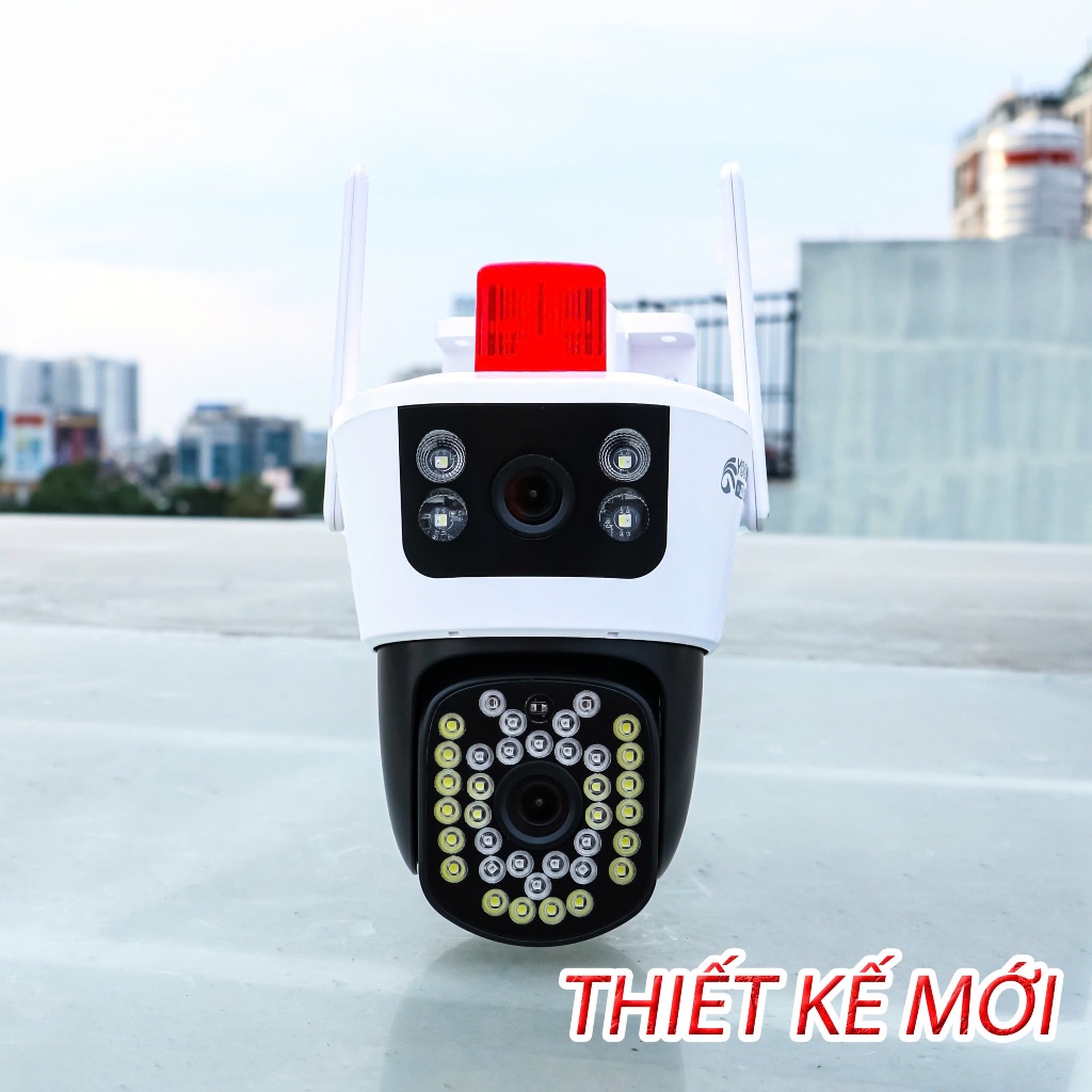 Camera Yoosee 2 MẮT KÉP 12MP ngoài trời, XEM 2 MÀN HÌNH cùng lúc,xem đêm có màu,hỗ trợ đàm thoại 2 chiều,BH 1 NĂM | BigBuy360 - bigbuy360.vn