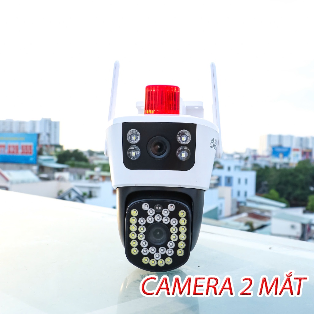 Camera Yoosee 2 MẮT KÉP 12MP ngoài trời, XEM 2 MÀN HÌNH cùng lúc,xem đêm có màu,hỗ trợ đàm thoại 2 chiều,BH 1 NĂM | BigBuy360 - bigbuy360.vn