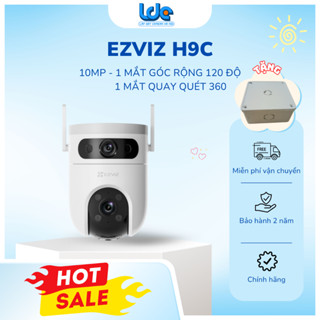 Camera Wifi EZVIZ H9C 10MP Camera WiFi quay quét, ống kính kép , Đàm thoại 2 chiều, Có màu ban đêm