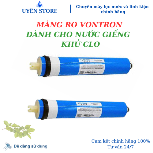 Lõi Lọc Số 4 - Màng lọc RO Vontron chính hãng Dùng Cho Máy Lọc Nước RO - Dành Cho Nước Giếng, Khử Cl