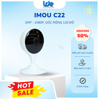Camera Wifi IMOU C22EP 2MP, góc rộng 120 độ, có loa mic đàm thoại, chân đế nam châm dễ dàng lắp đặt