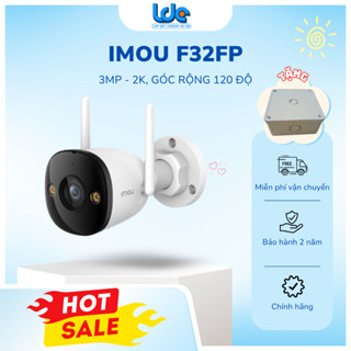 Camera Wifi IMOU F32FP,F52FP,S3EP góc rộng 120 độ, có màu đêm, tích hợp mic, chống bụi chống nước