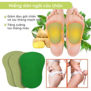 Miếng Dán Ngải Cứu Hộp LUCKY 12 Miếng Giúp Giảm Đau Lưng, Cổ, Vai, Gáy,Đầu Gối, Chân, Bàn Chân MGN01