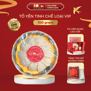  100g Yến Sào TINH CHẾ VIP SỢI TO DÀI Nguyên Chất Sạch Lông Yến Sào Nha Trang INest Khánh Hòa Inest 
