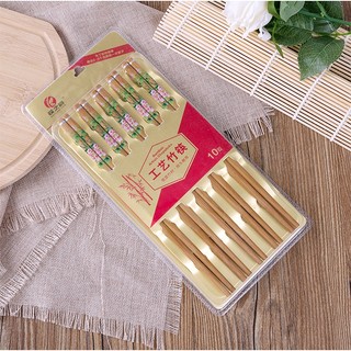 BỘ 30 Đôi đũa tre TEM HOA cao cấp (HÀNG VÀO BÓ)