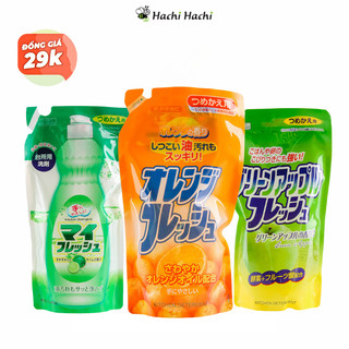 Nước rửa chén trung tính Rocket Soap 500g nhiều hương - Hachi Hachi Japan Shop
