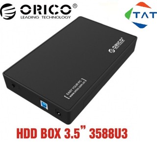 ORICO 3588US3 Hộp Đựng Ổ Cứng HDD Box 3.5 Inch SATA USB 3.0 Cho 3.5/2.5" SATA HDD Và SSD