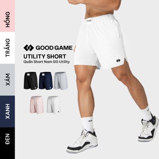 Quần Short Thể Thao Nam Utility Good Game Tập Gym Chạy Bộ Cao Cấp Thiết Kế Xẻ Tà , Thoáng Khí, Nhanh Khô Good Game