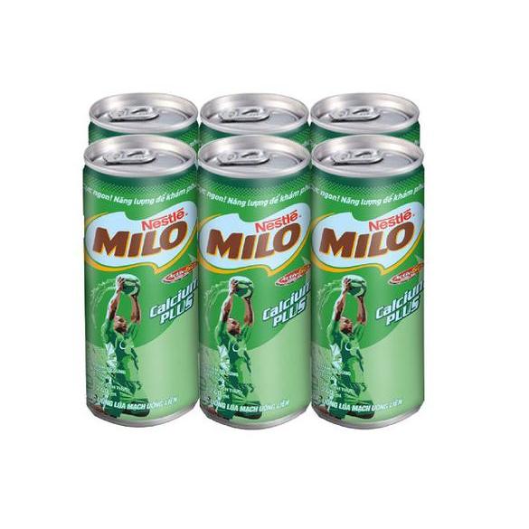 [ Hoả Tốc ] - Lốc 6 Lon - Sữa Lúa Mạch Milo Active X2 Go 240ml