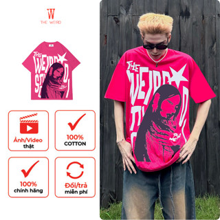 LOCAL BRAND Áo thun The Weird Phong Cách Unisex Form Rộng ATK1124